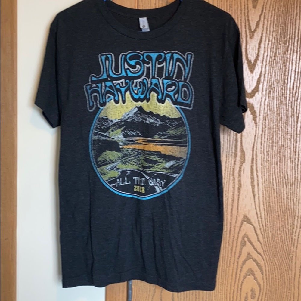 Justin Hayward Concert Grey Short Sleeve T-shirt